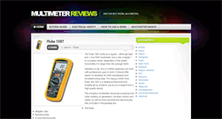 Desktop Screenshot of multimeterreviews.com