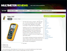 Tablet Screenshot of multimeterreviews.com